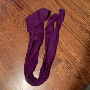 Purple Ribbed Tights